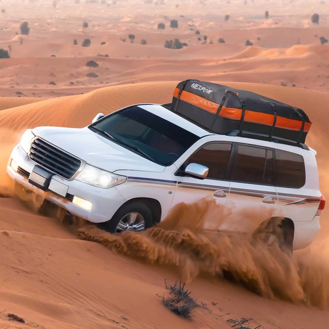 The Nexpow Rooftop Cargo Carrier Bag is on sale right now at Walmart