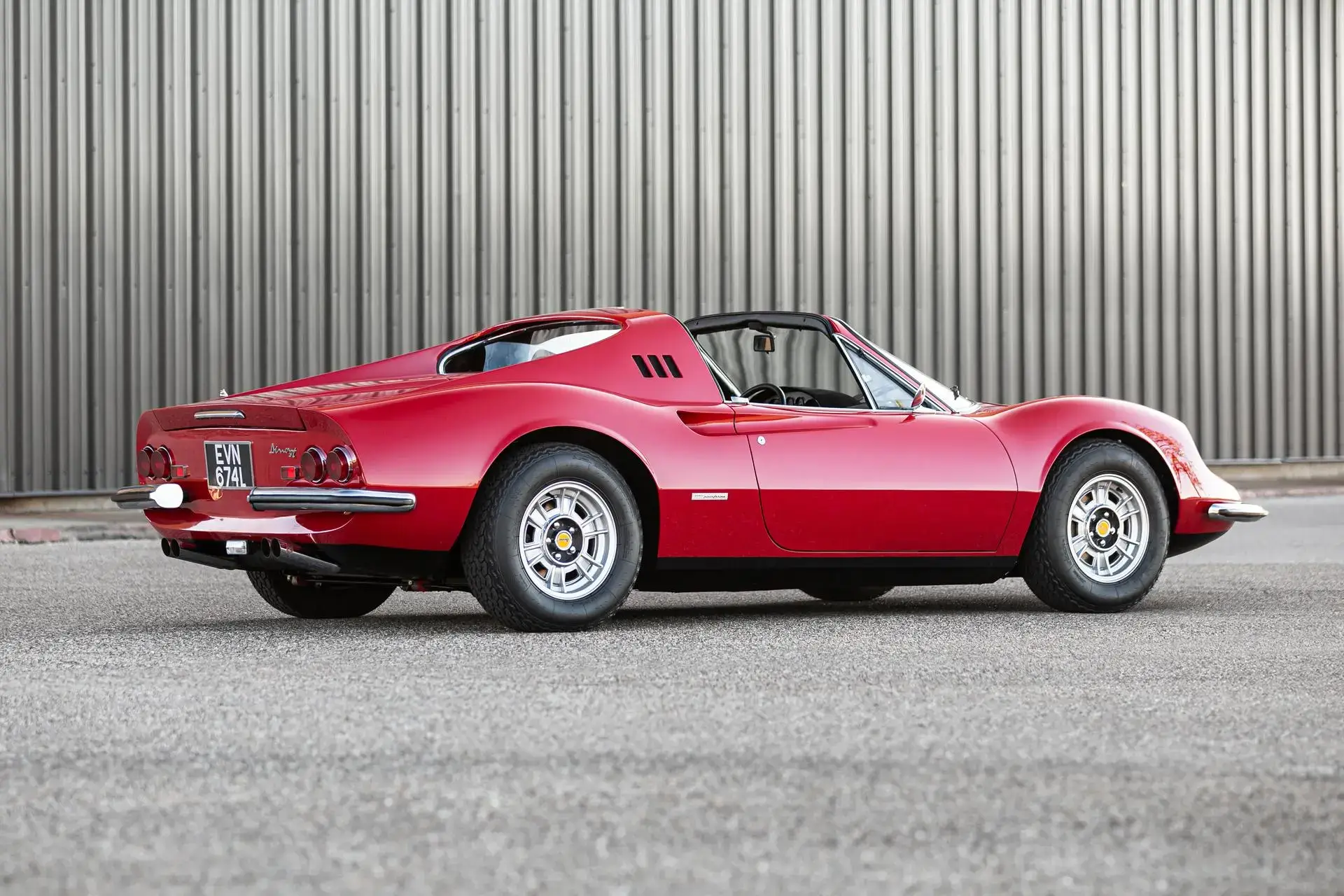 Ex–Bob Seger 1973 Ferrari Dino 246 GTS Rear