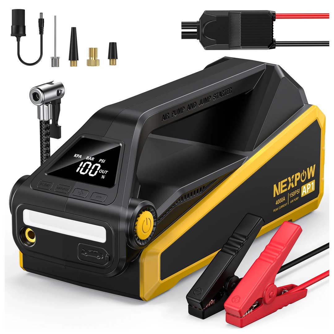 Walmart is selling a 'versatile and efficient' $194 jump starter box that doubles as a tire inflator for just $106