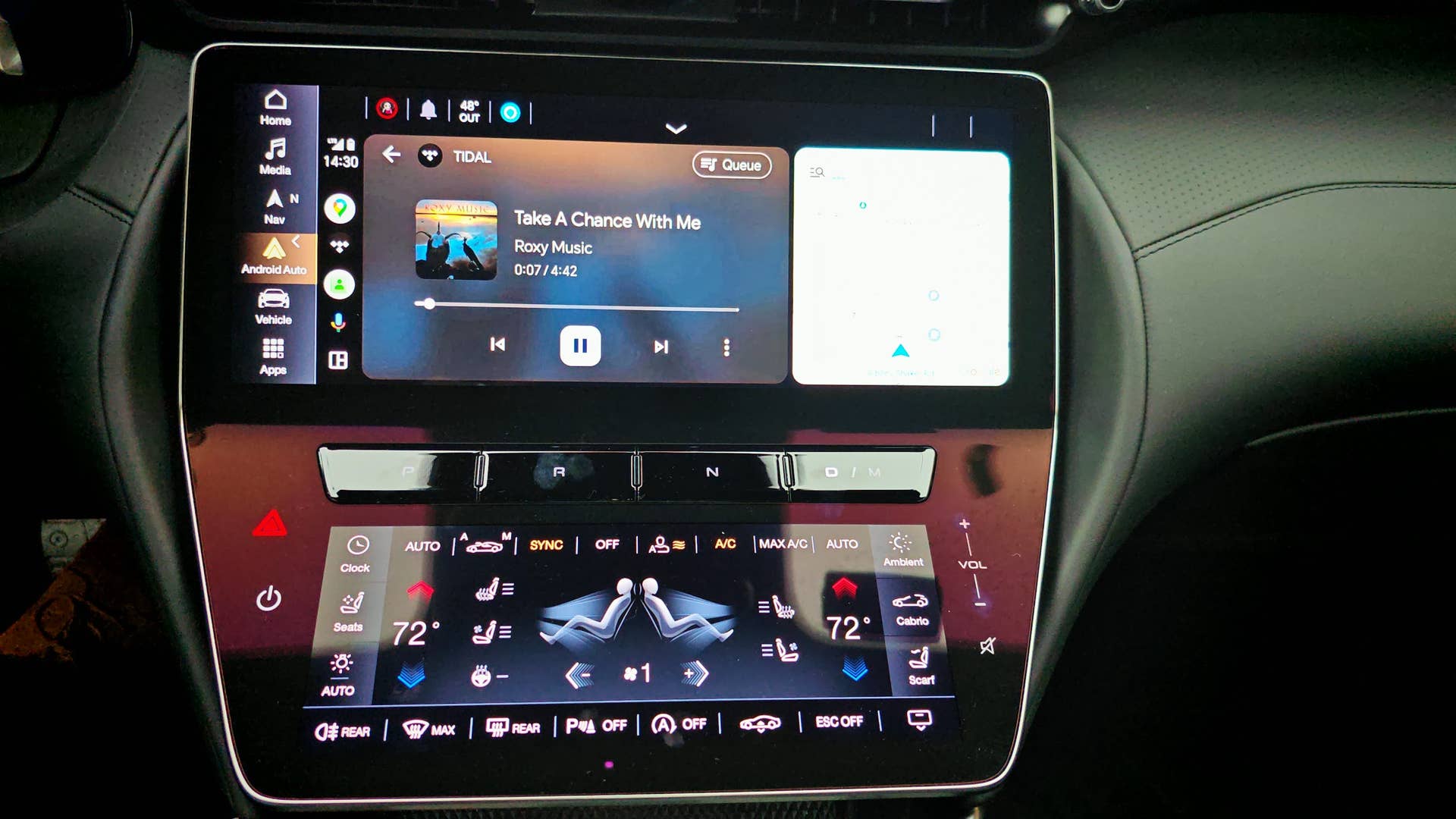 Maserati GranCabrio Infotainment