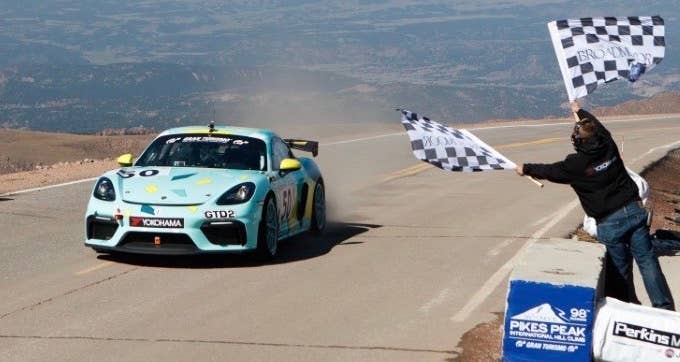 Porsche Cayman GT4 at Pikes Peak