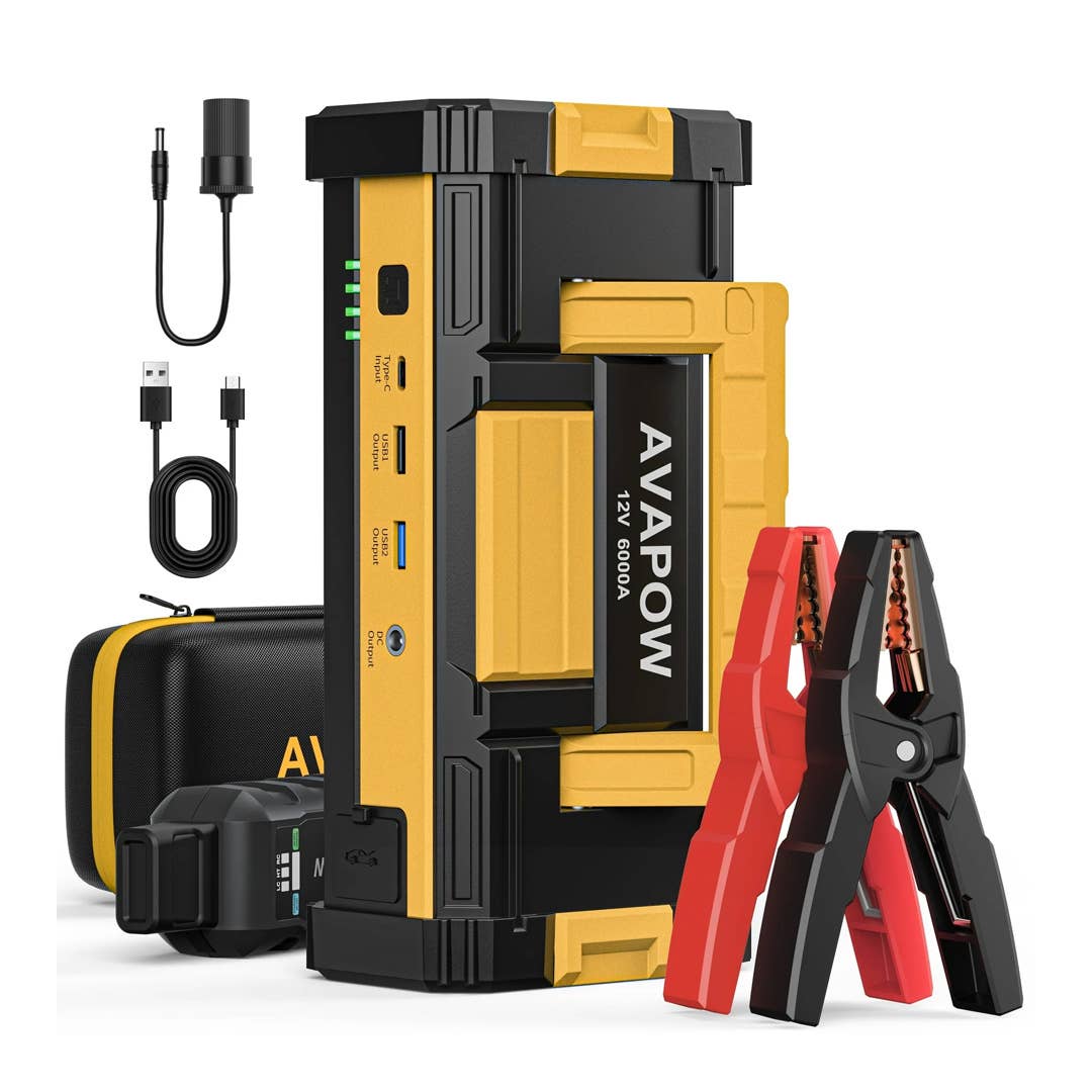 The Avapow W68 6,000A Jump Starter is on sale right now at Walmart