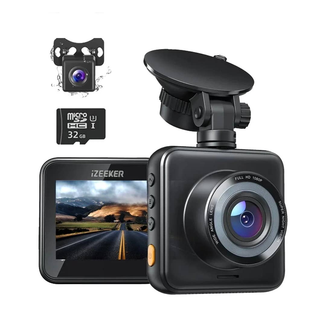 The iZeeker iD220 Dual Dash Camera is on sale right now at Walmart