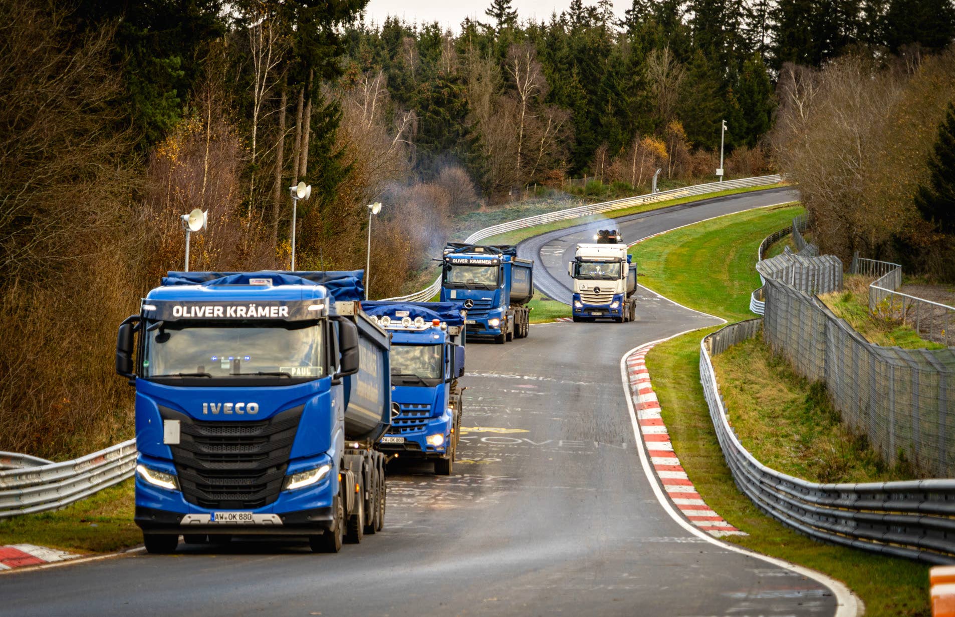 Construction work on Nürburgring