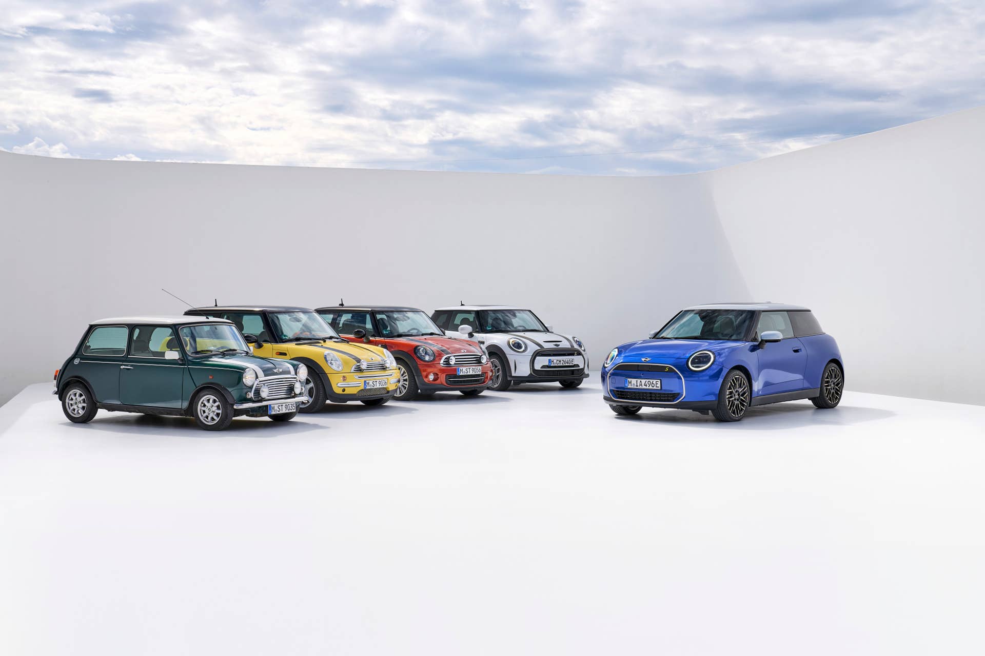 Mini Coopers over the years