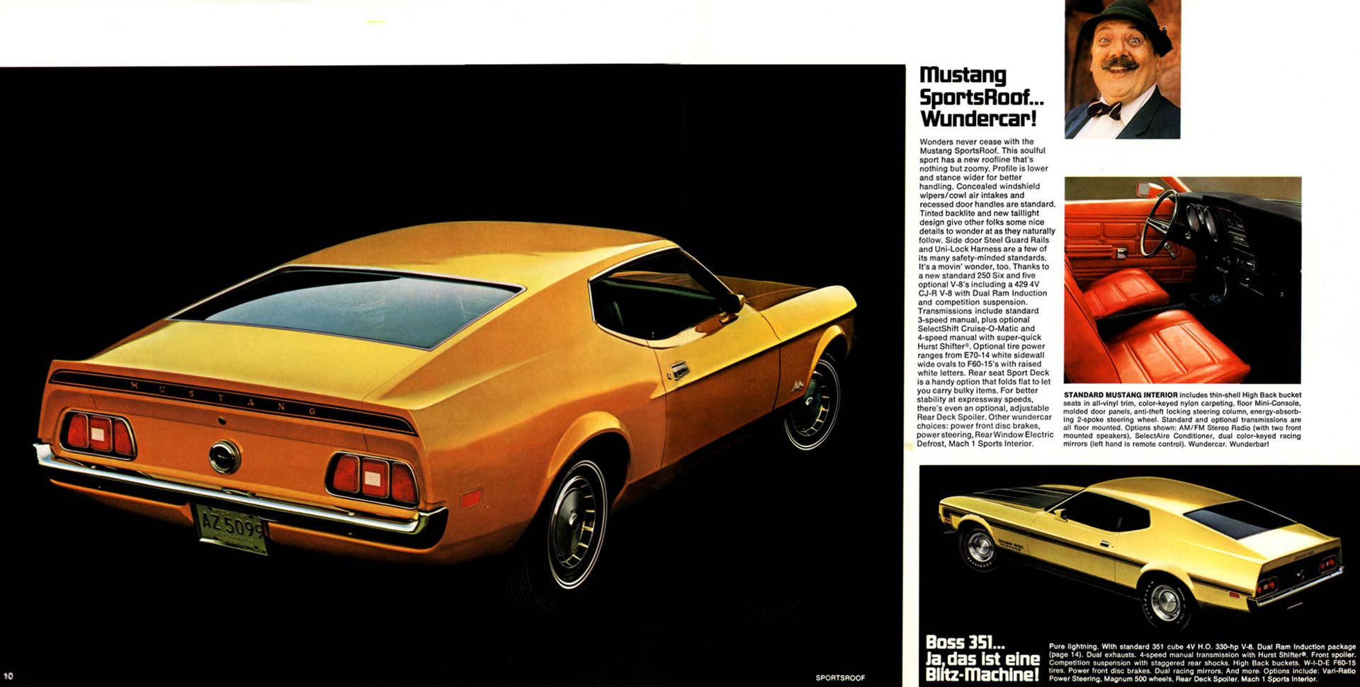 1971 Ford Mustang Mach 1 Brochure