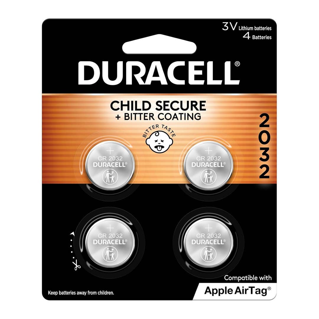 The Duracell CR2032 batteries 4-pack is on sale right now at Amazon