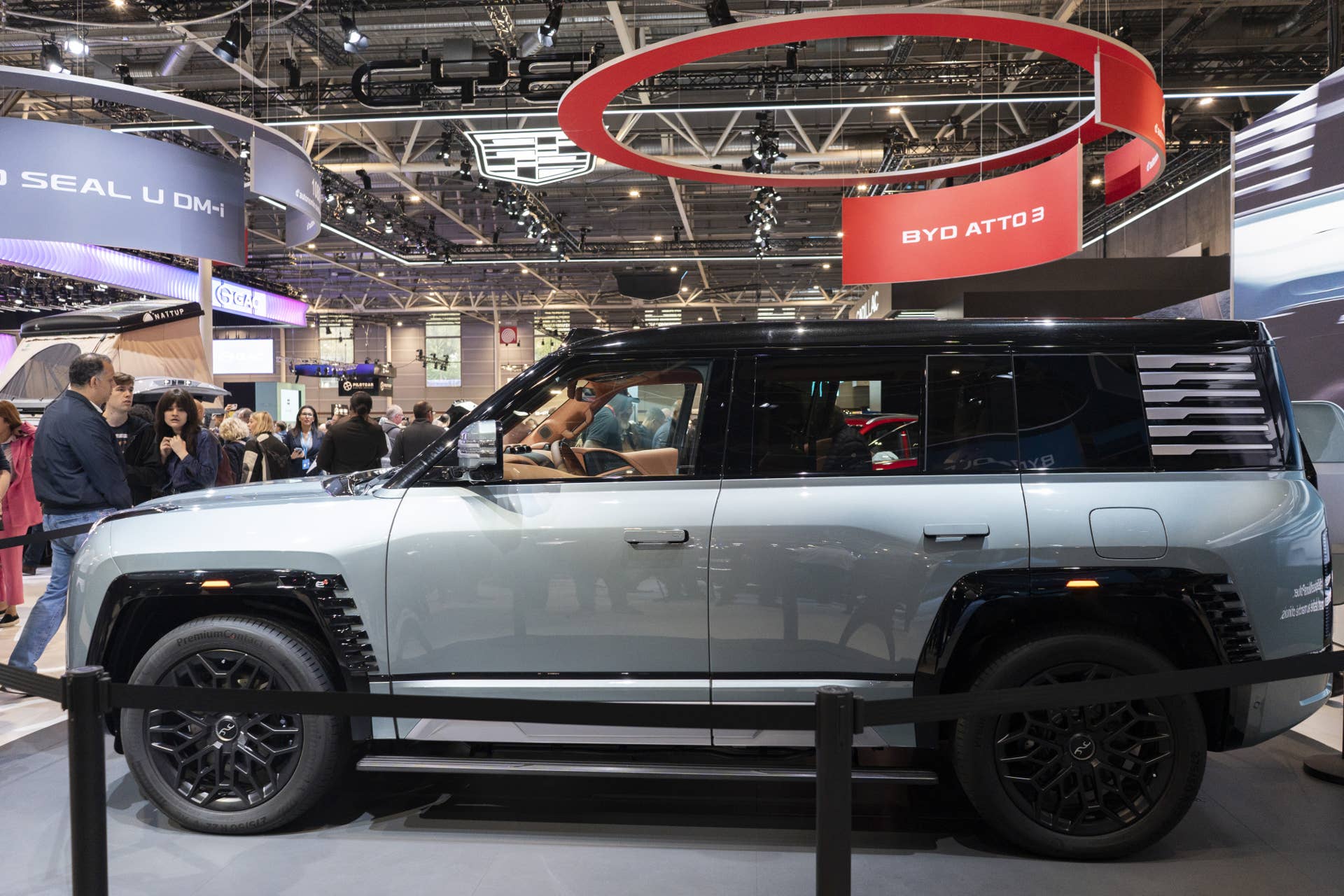 An XPeng Inc. U8 electric SUV at the Paris Motor Show in Paris, France, on Tuesday, Oct. 15, 2024. The 90th edition of the Paris Motor Show runs 14-20 October. Photographer: Nathan Laine/Bloomberg via Getty Images