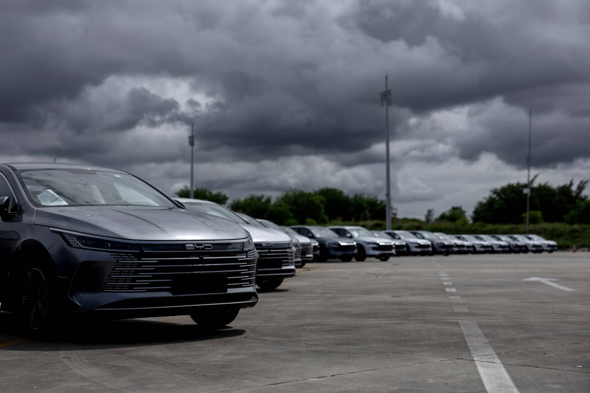 BYD Co. electric vehicles at the Port of Suape in Ipojuca, Pernambuco state, Brazil, on Friday May 31, 2024.