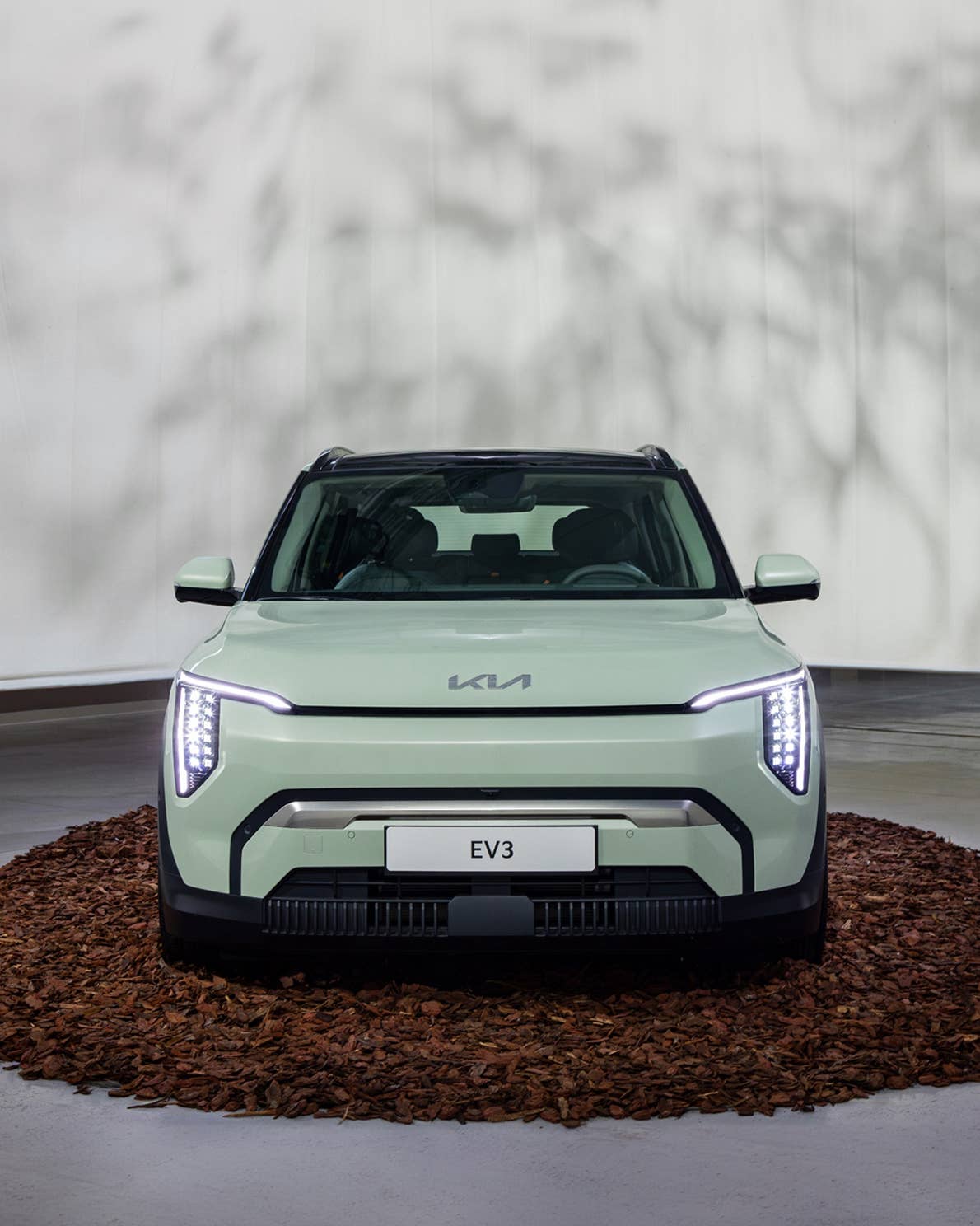 2027 Kia EV3 turquoise front view