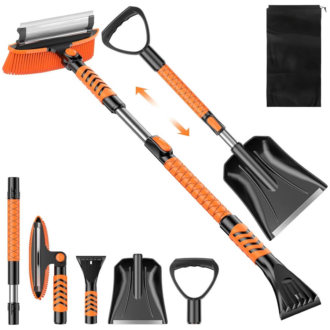The Wikihhome 42-Inch Extendable Snow Brush is on sale right now at Amazon