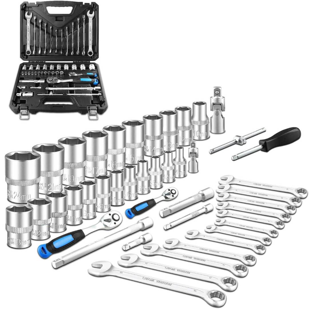 Blackrobot 43-Piece Mechanics Tool Set