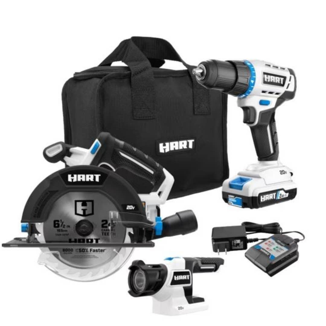 Hart 20V 3-Tool Combo Kit