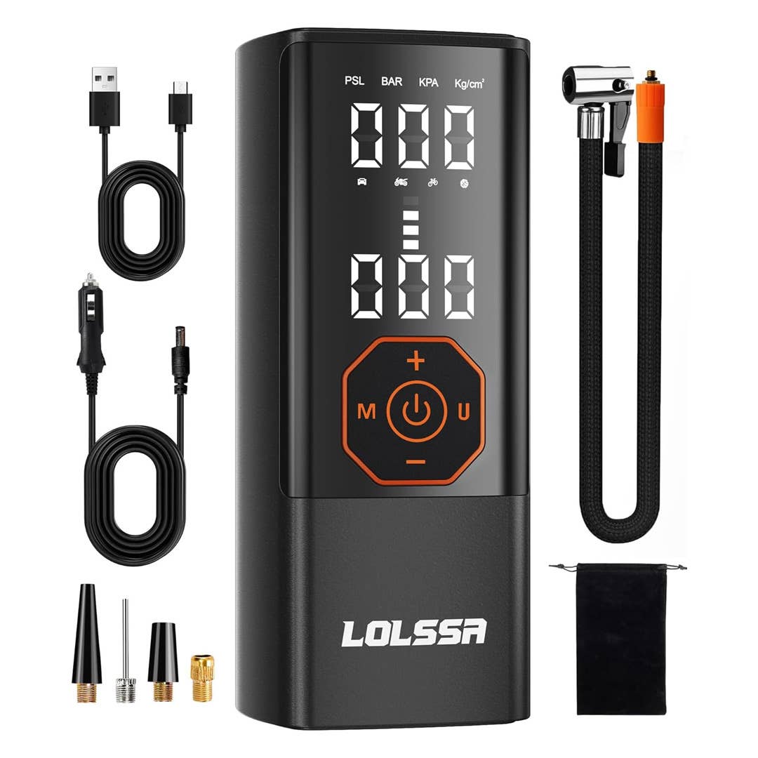 The Lolssa Portable Tire Inflator is on sale right now at Amazon