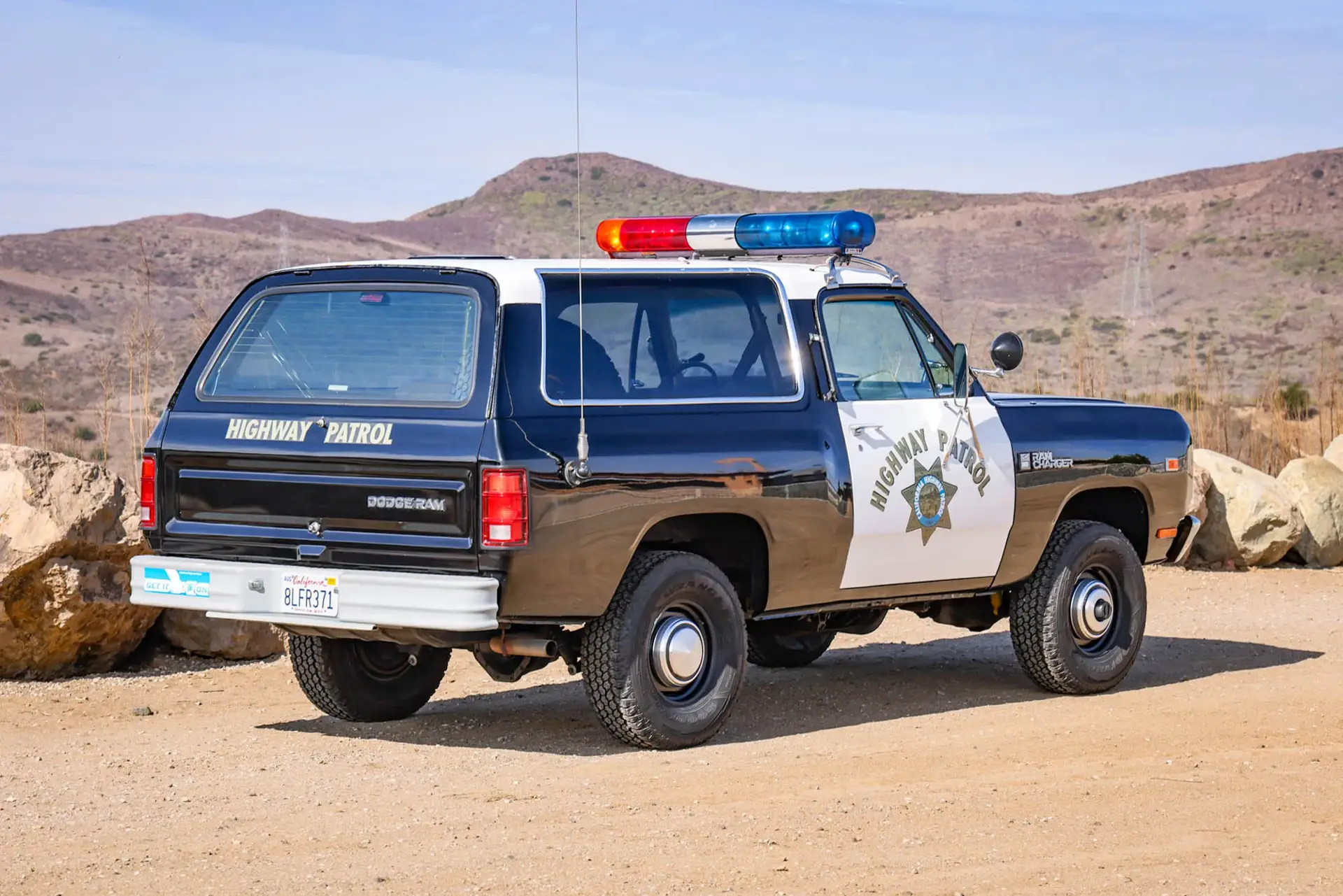 Ex-CHP 1982 Dodge Ramcharger 4×4