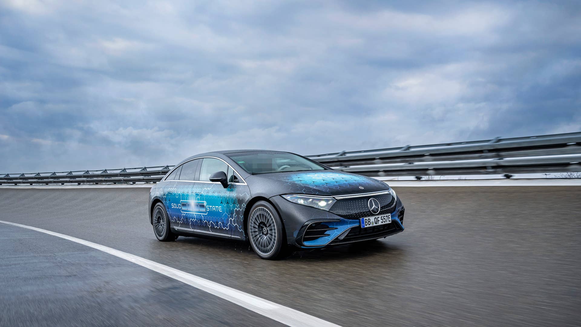 Mercedes-Benz EQS solid-state battery prototype
