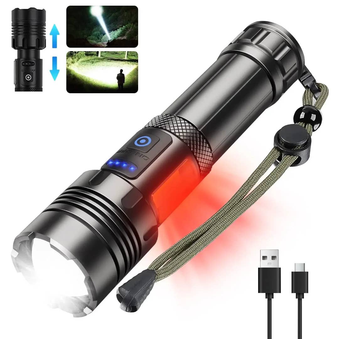 Egeh LED Rechargeable Flashlight