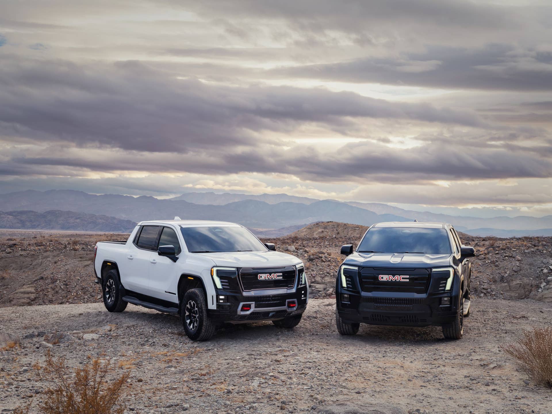 2026 GMC Sierra EV AT4 and Elevation