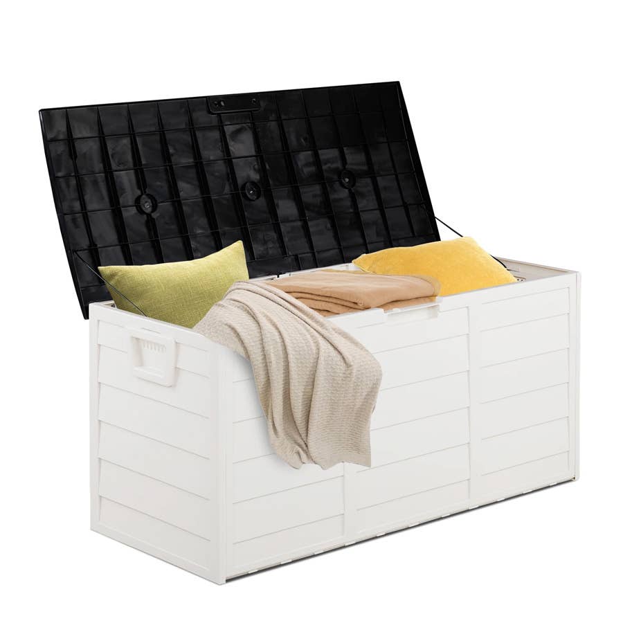The Syngar Outdoor Storage Box is on sale right now at Walmart.