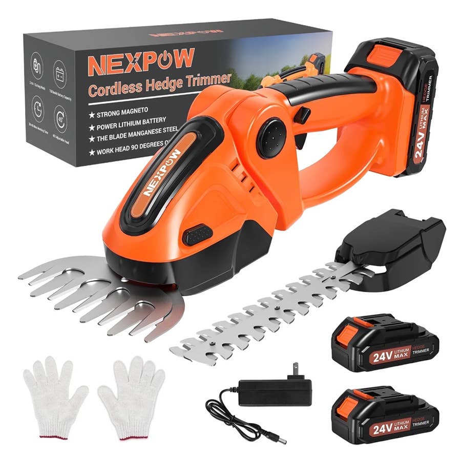 NEXPOW Cordless Hedge Trimmer - Thumbnail 5