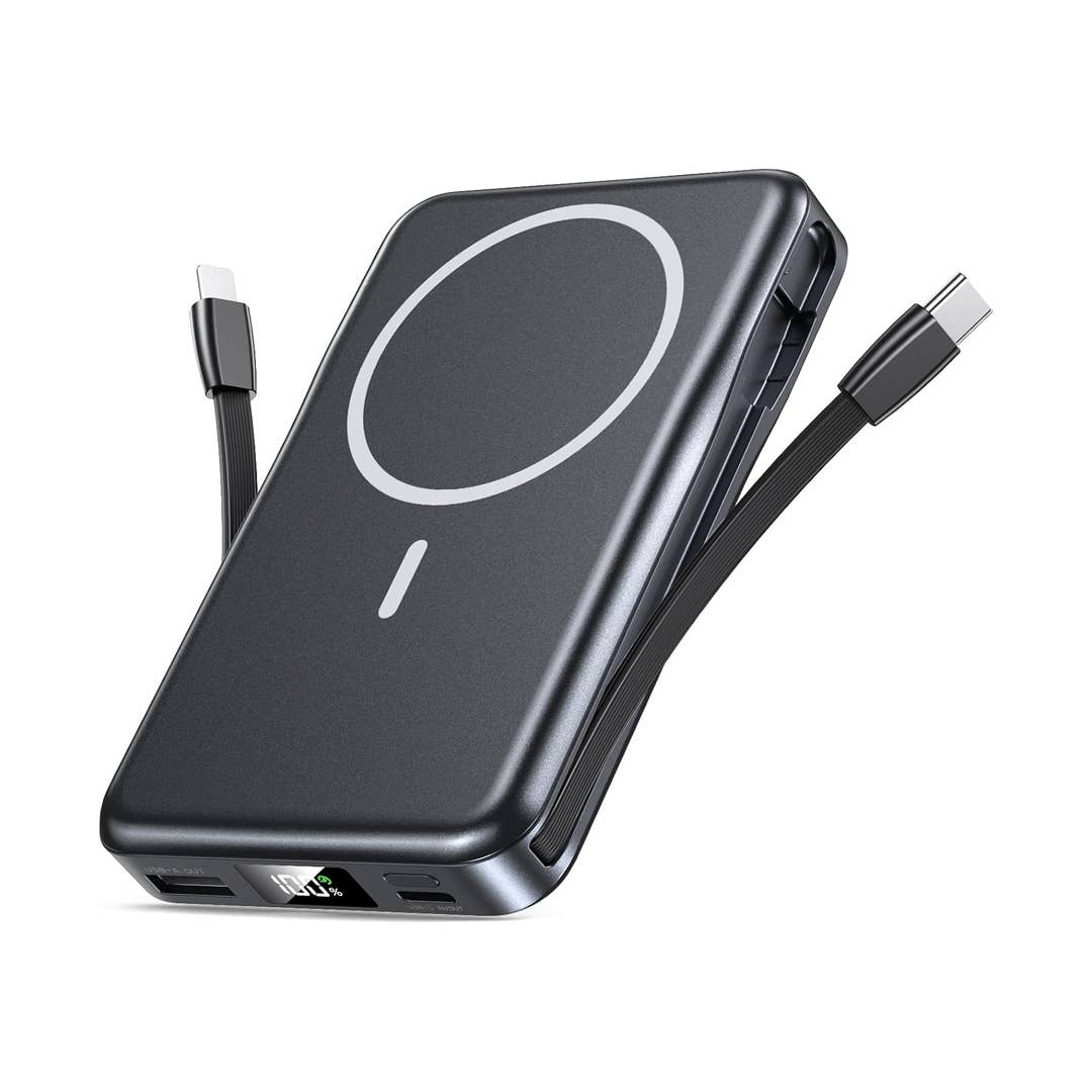 The Aobbow Magnetic Portable Charger is on sale right now at Amazon