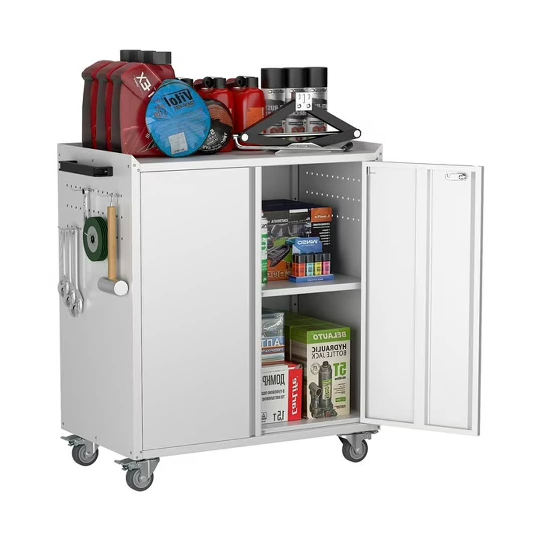 The GangMei Metal Rolling Tool Chest is on sale right now at Walmart