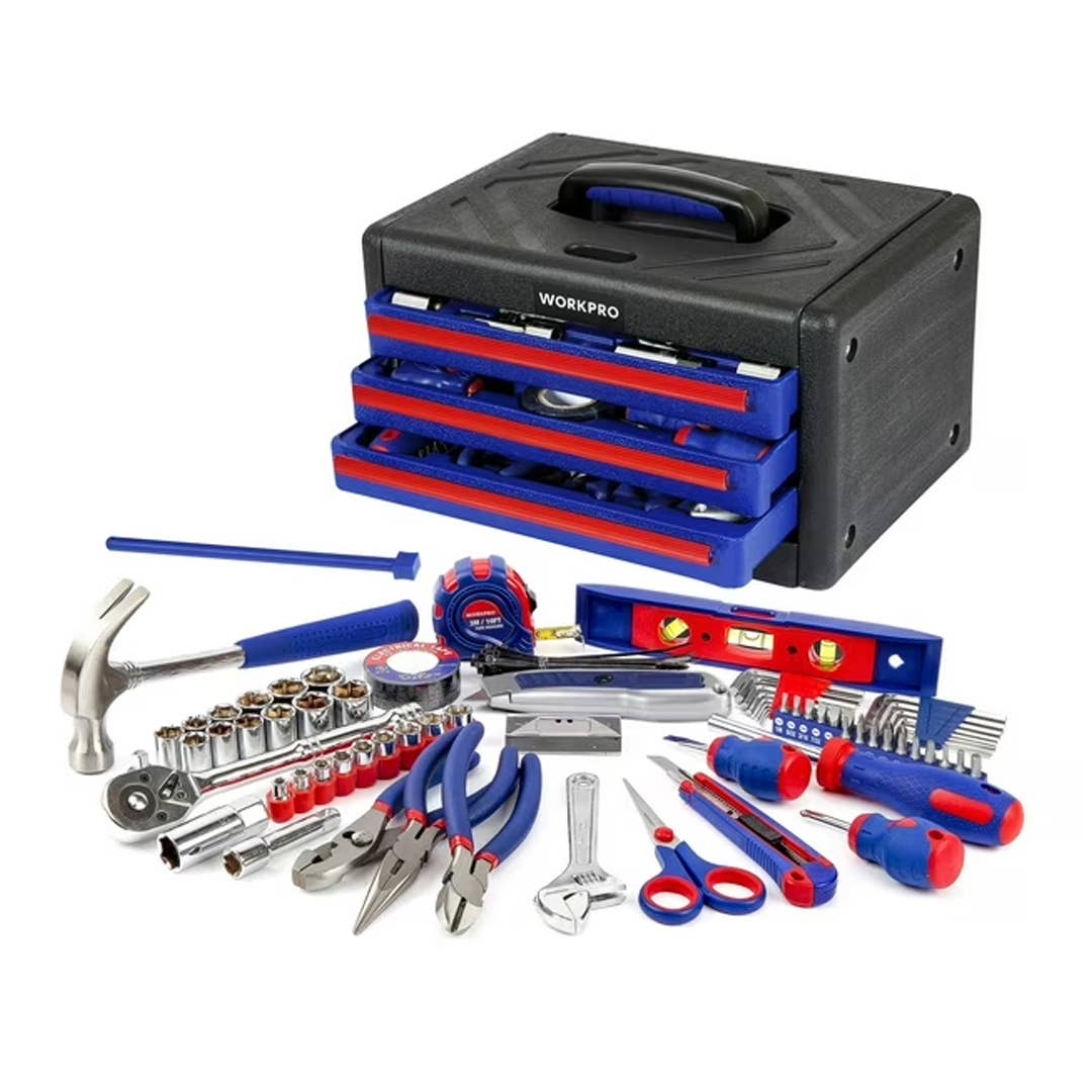 The Workpro 125-Piece Mechanics Tool Set is on sale right now at Walmart