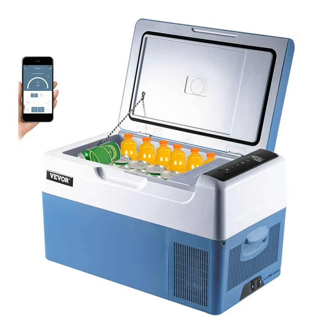 The Vevor Portable Car Refrigerator is on sale right now at Walmart