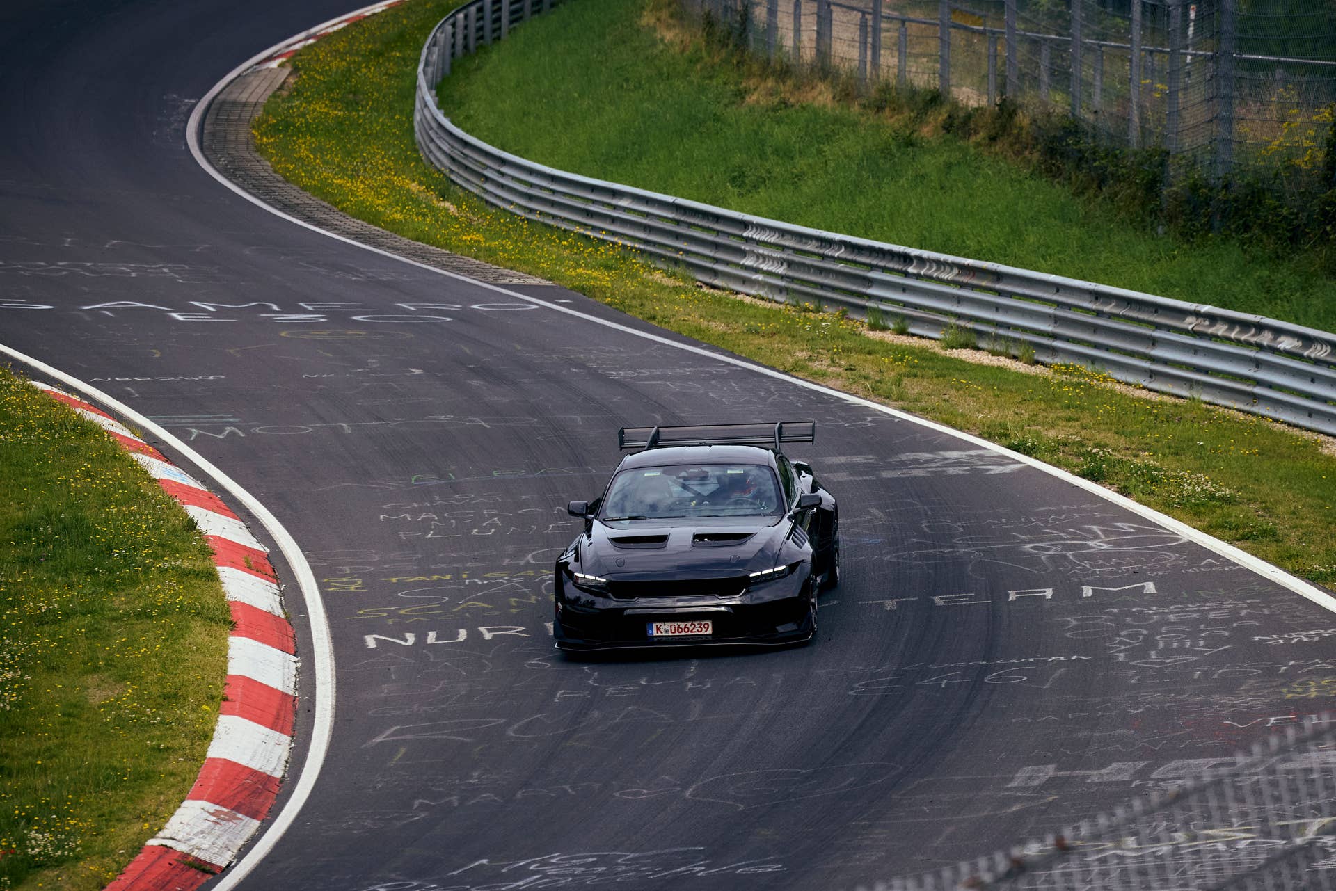 Ford Mustang GTD lapping the Nurburgring