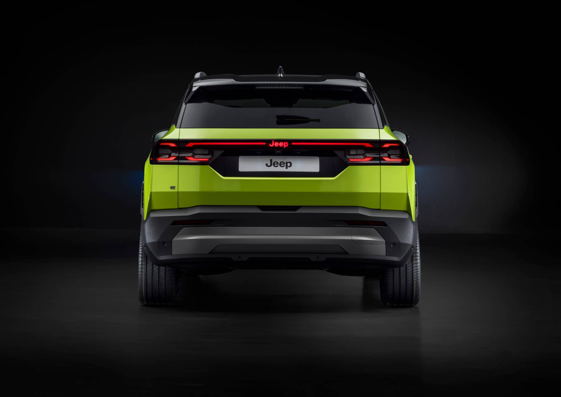 2026 Jeep Compass First Edition lime rear view