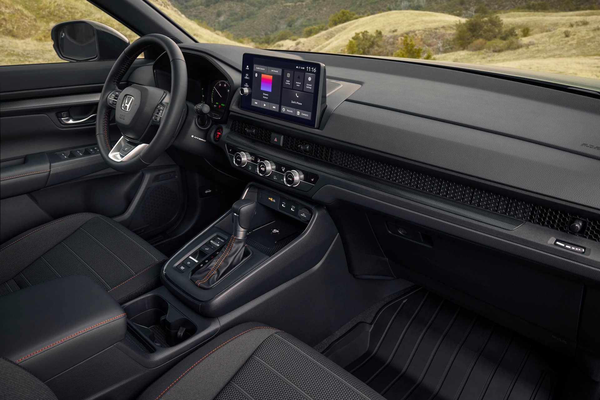 Interior of the 2026 Honda civic