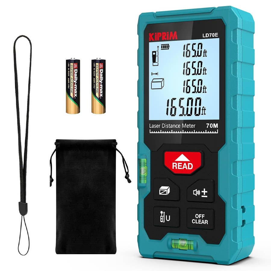 The Kiprim Laser Tape Measure is on sale now at Amazon.