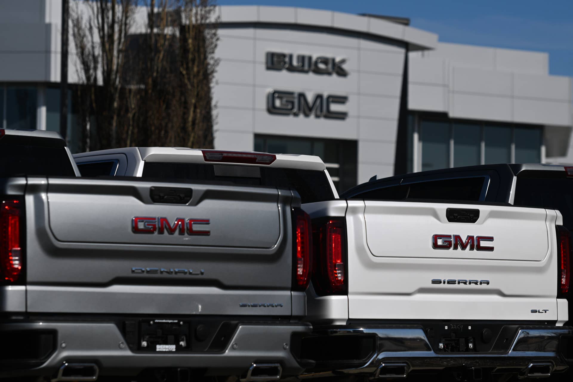 Buick GMC dealer lot