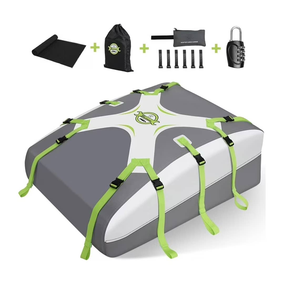 The Andoom Rooftop Cargo Carrier is on sale right now at Walmart