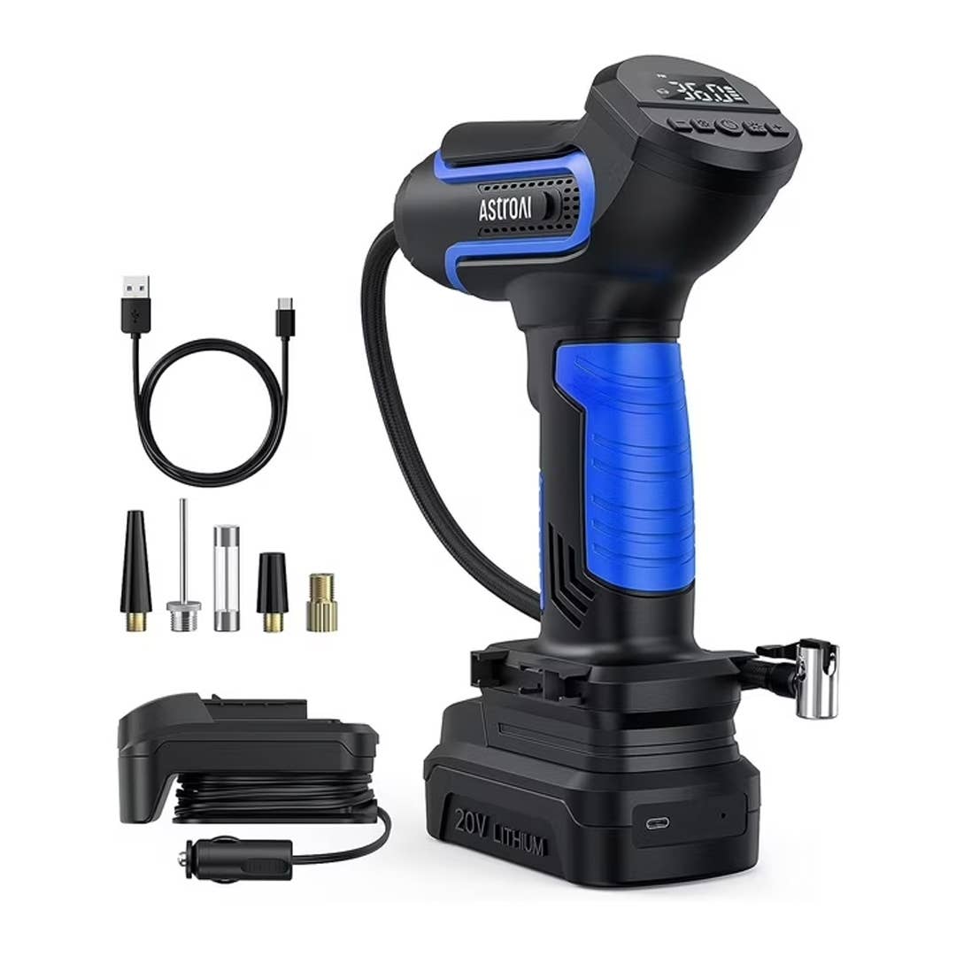 The AstroAI Cordless Tire Inflator is on sale right now at Walmart