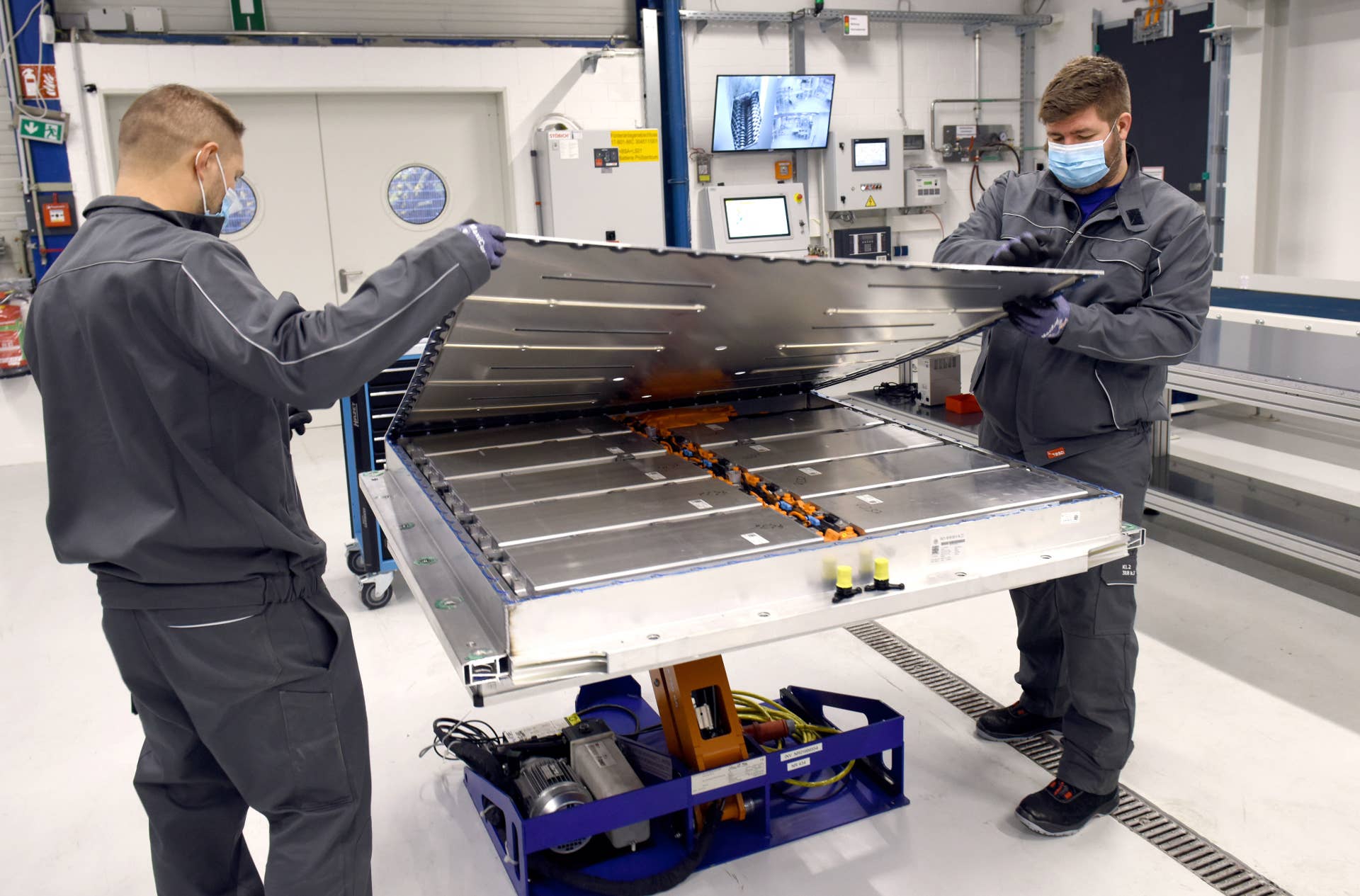 Volkswagen battery recycling pilot plant