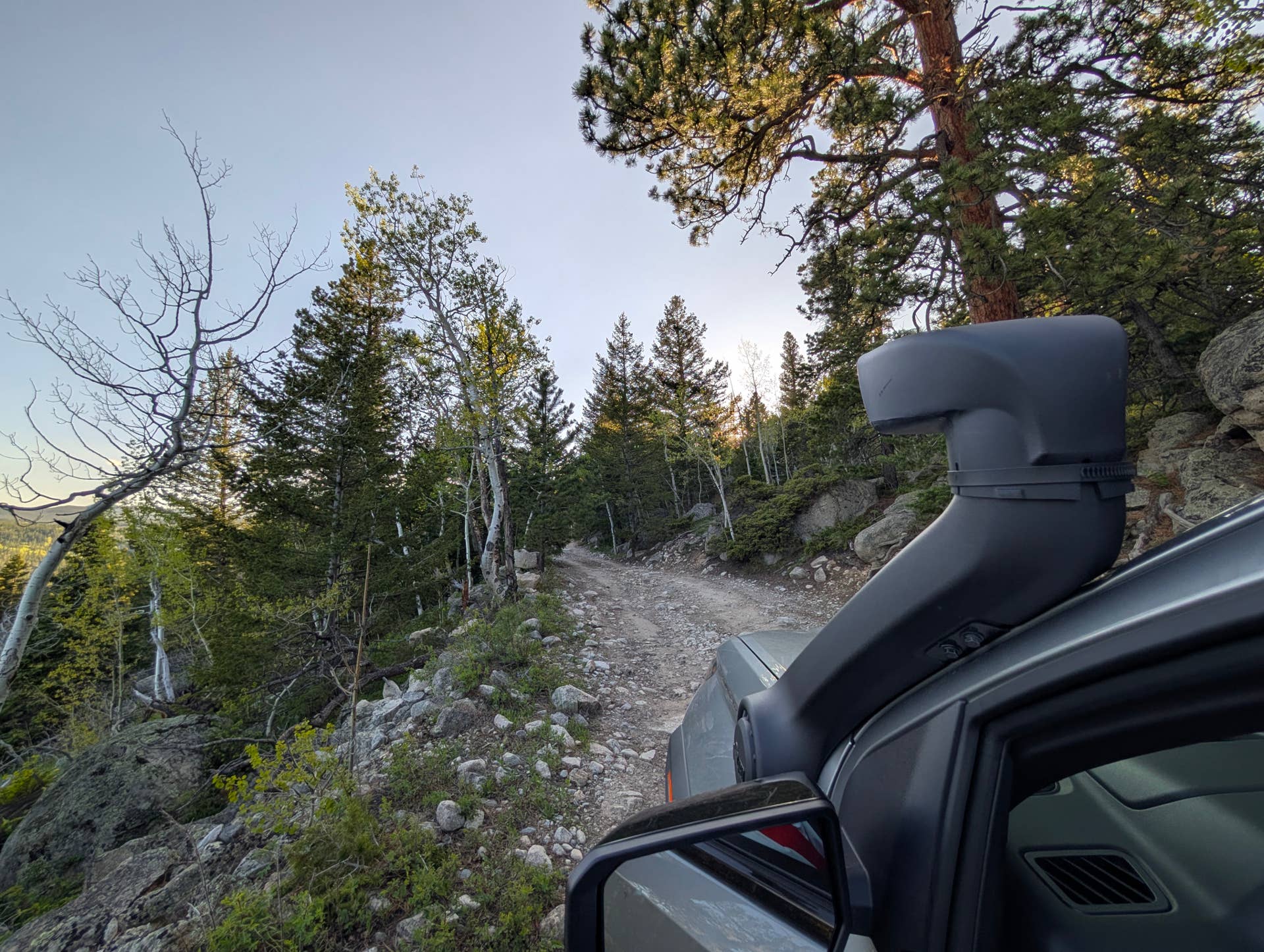 Trail view from 2025 GMC Canyon AT4X AEV