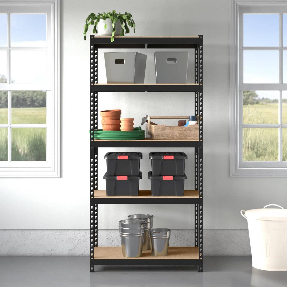 The Twillery Co. Lundys 5-Tier Shelving Unit