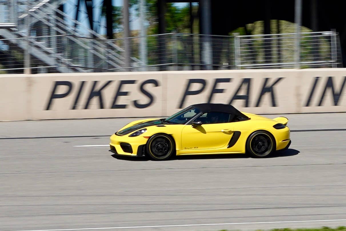 2025 Porsche Spyder RS at Pikes Peak International Raceway