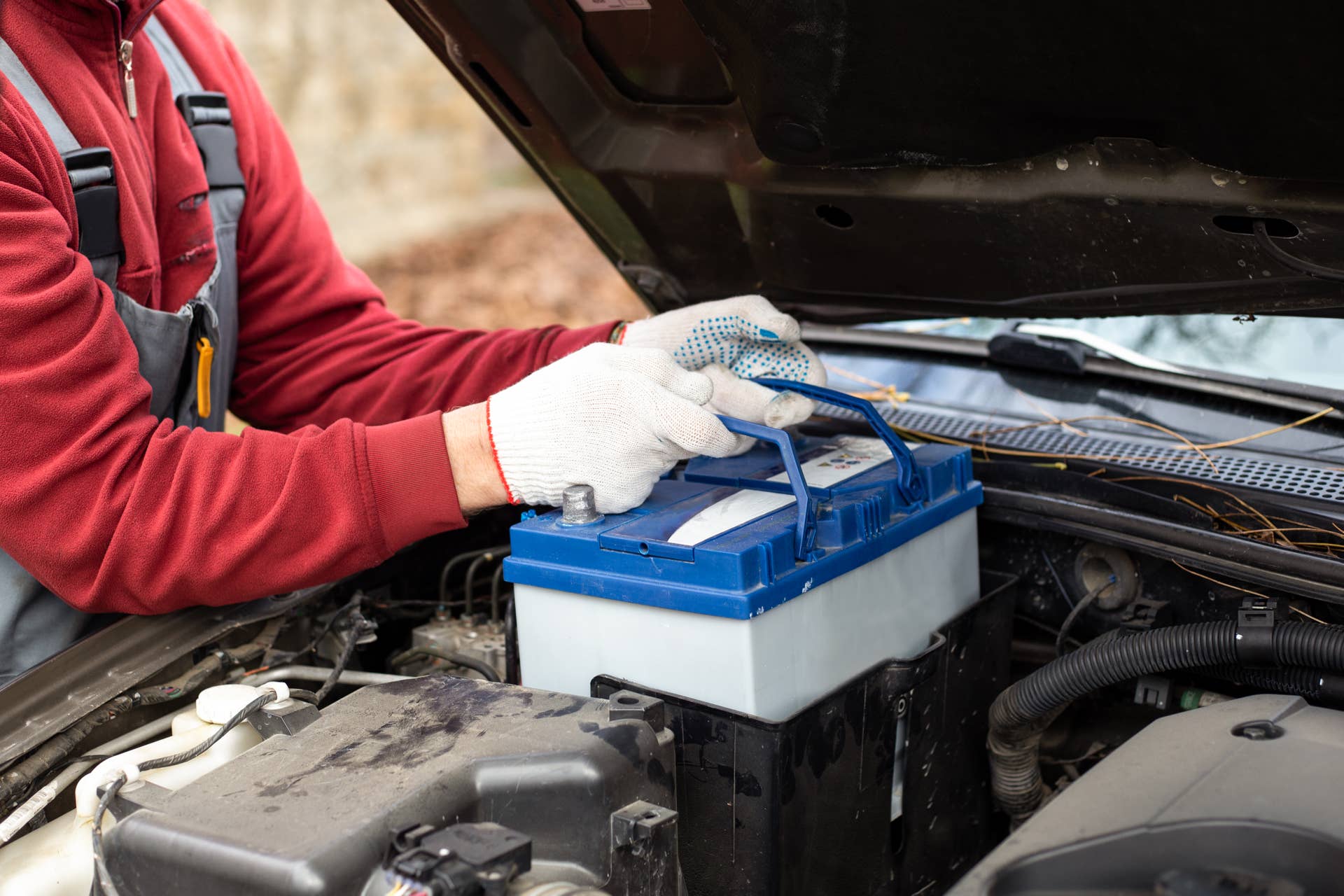 Lead-acid car battery