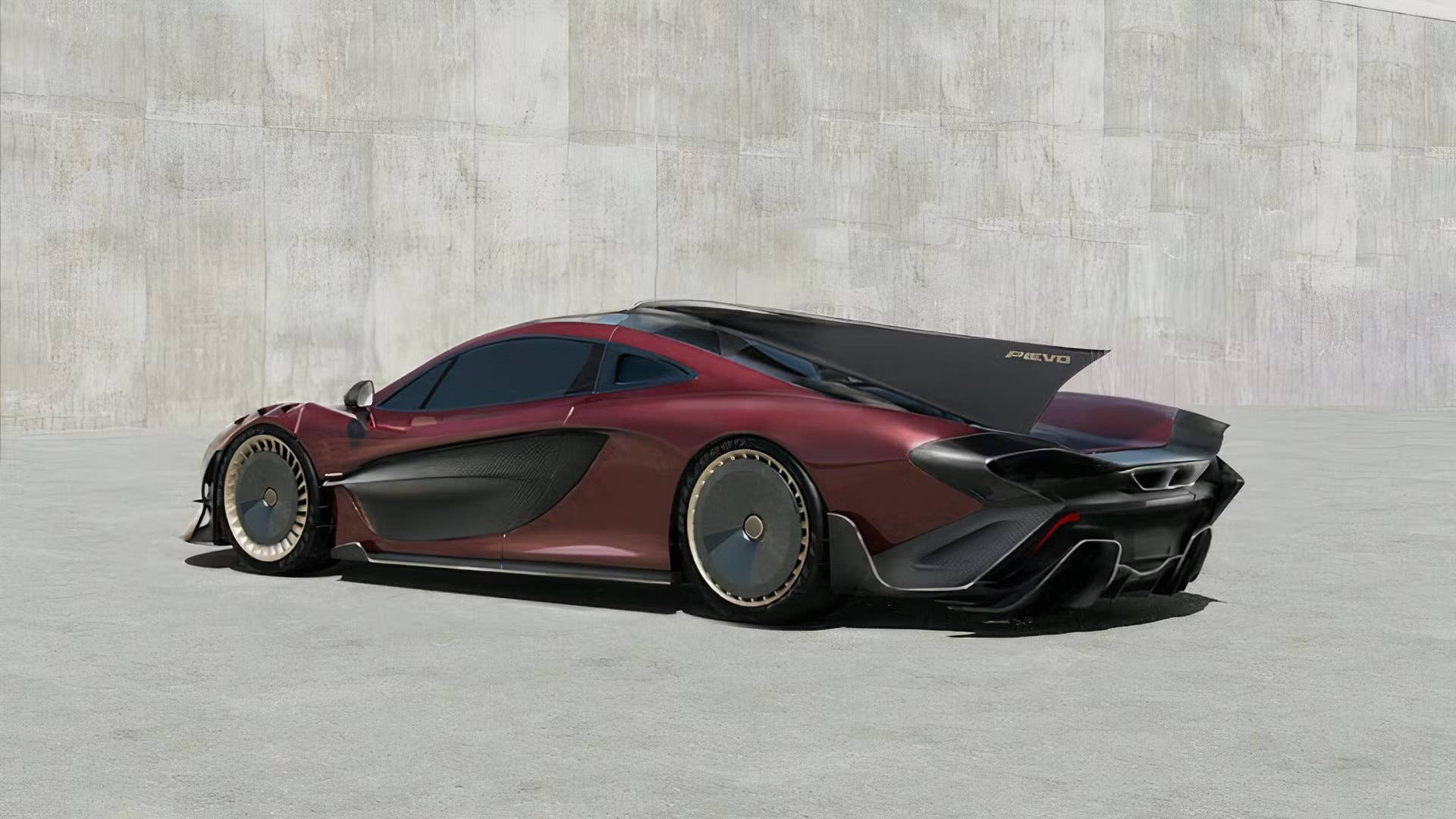 McLaren P1 Evo Design Render