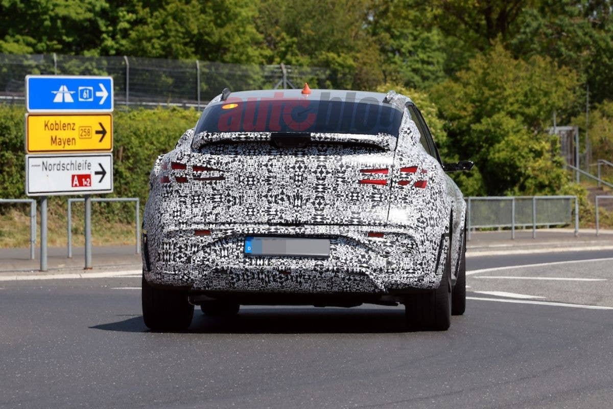 Genesis GV60 Magma Spy Shot rear