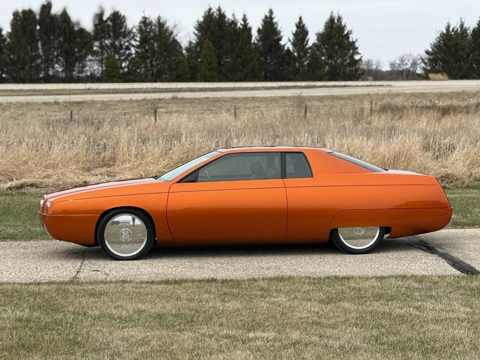 1999 Cadillac EldoRODo Concept Orange Side View