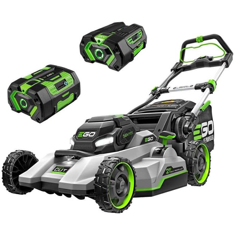 The Ego Power+ 21-Inch Self-Propelled Electric Mower is on sale now at Amazon.