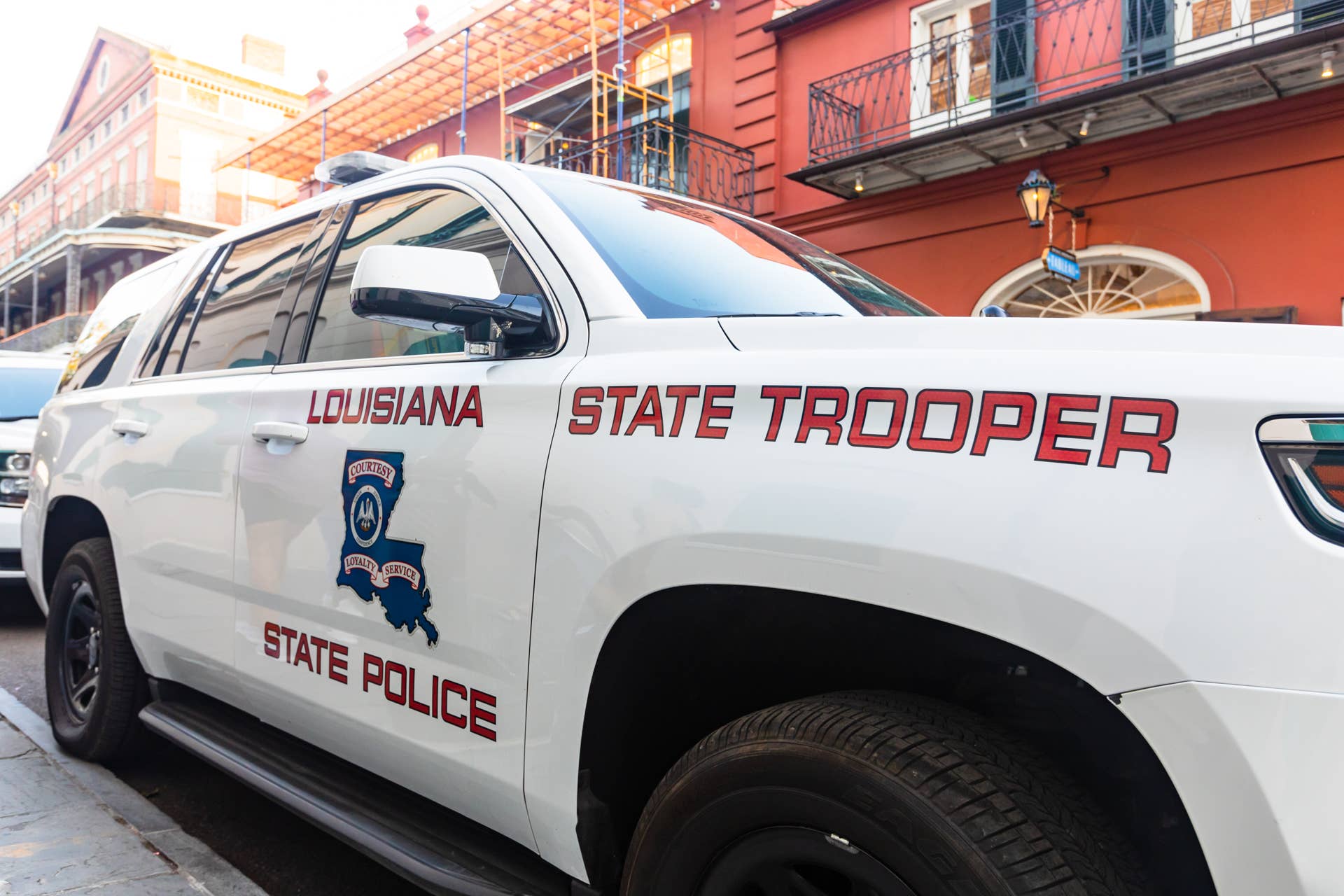 Louisiana State Police car