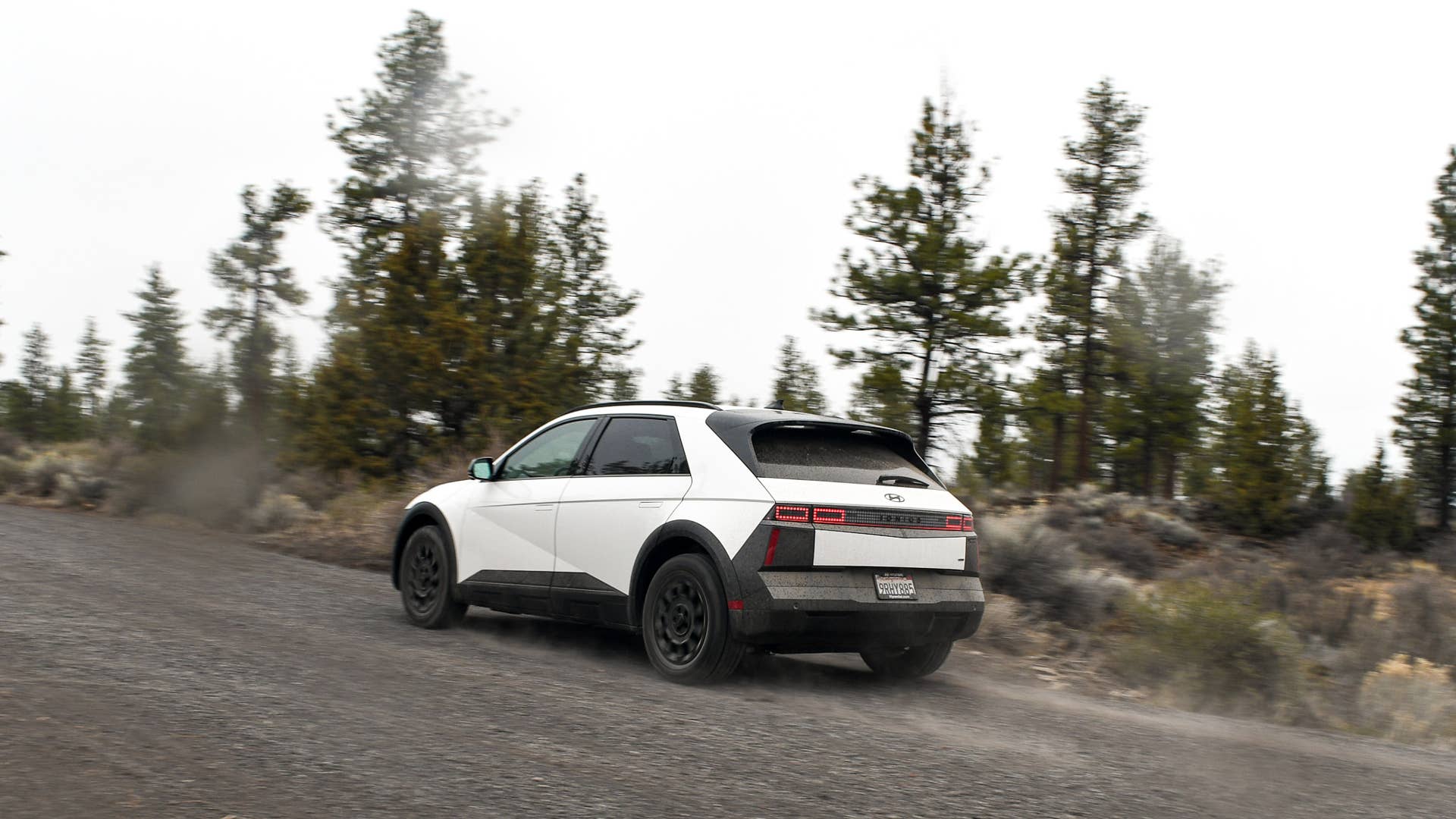 A rolling shot of the 2025 Hyundai IONIQ 5 XRT