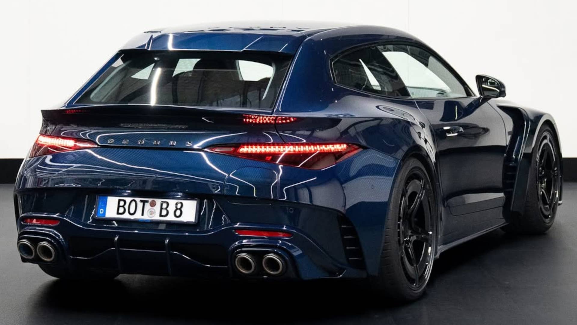 Brabus Rocket GTS Deep Blue Is A Carbon Fiber Clownshoe With A
