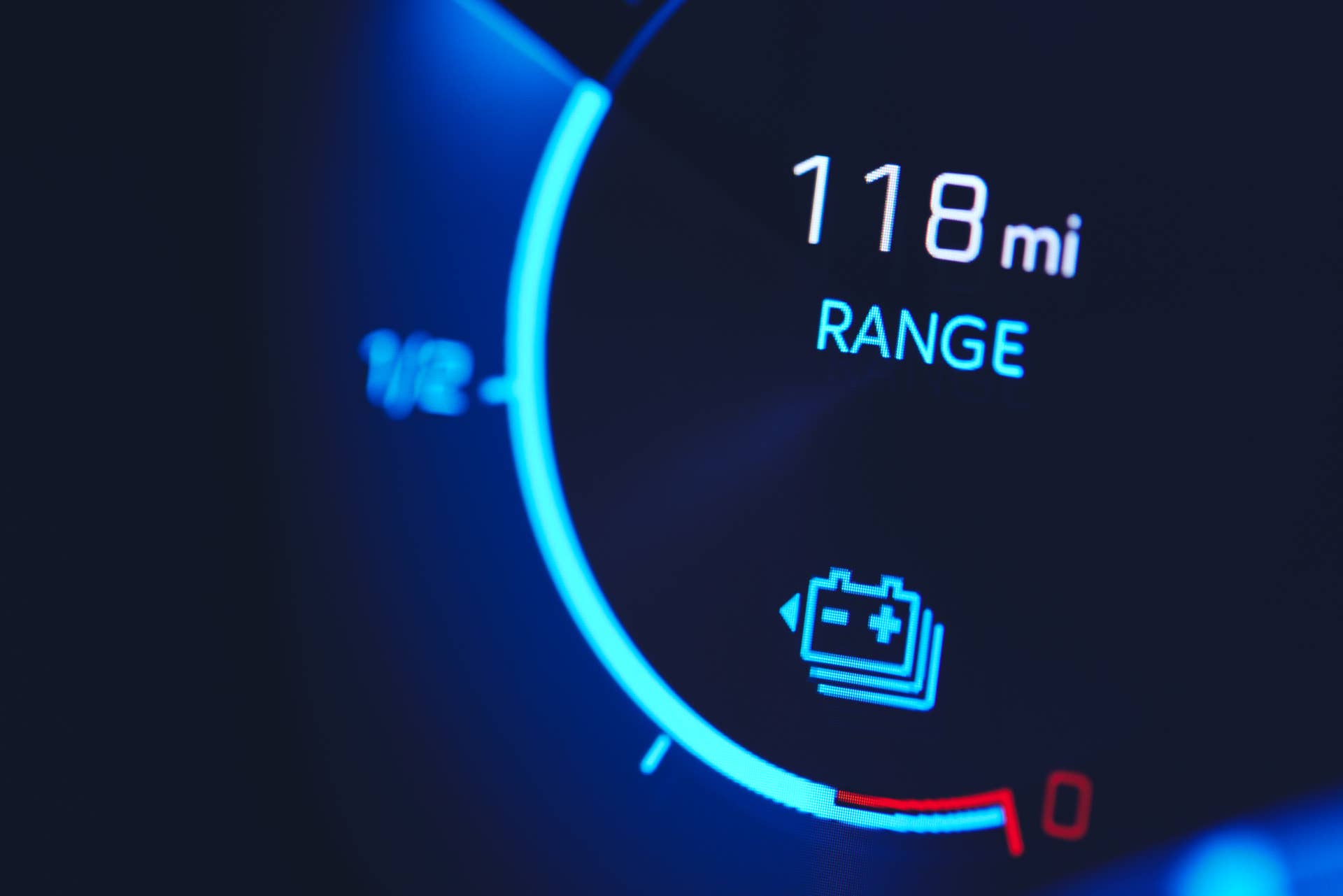 EV range gauge