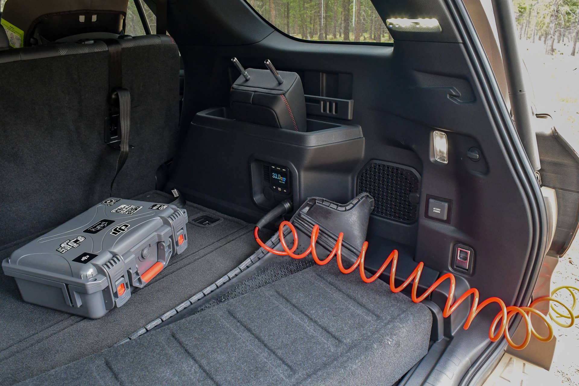 The integrated compressor in the 2025 Toyota 4Runner TRD Pro