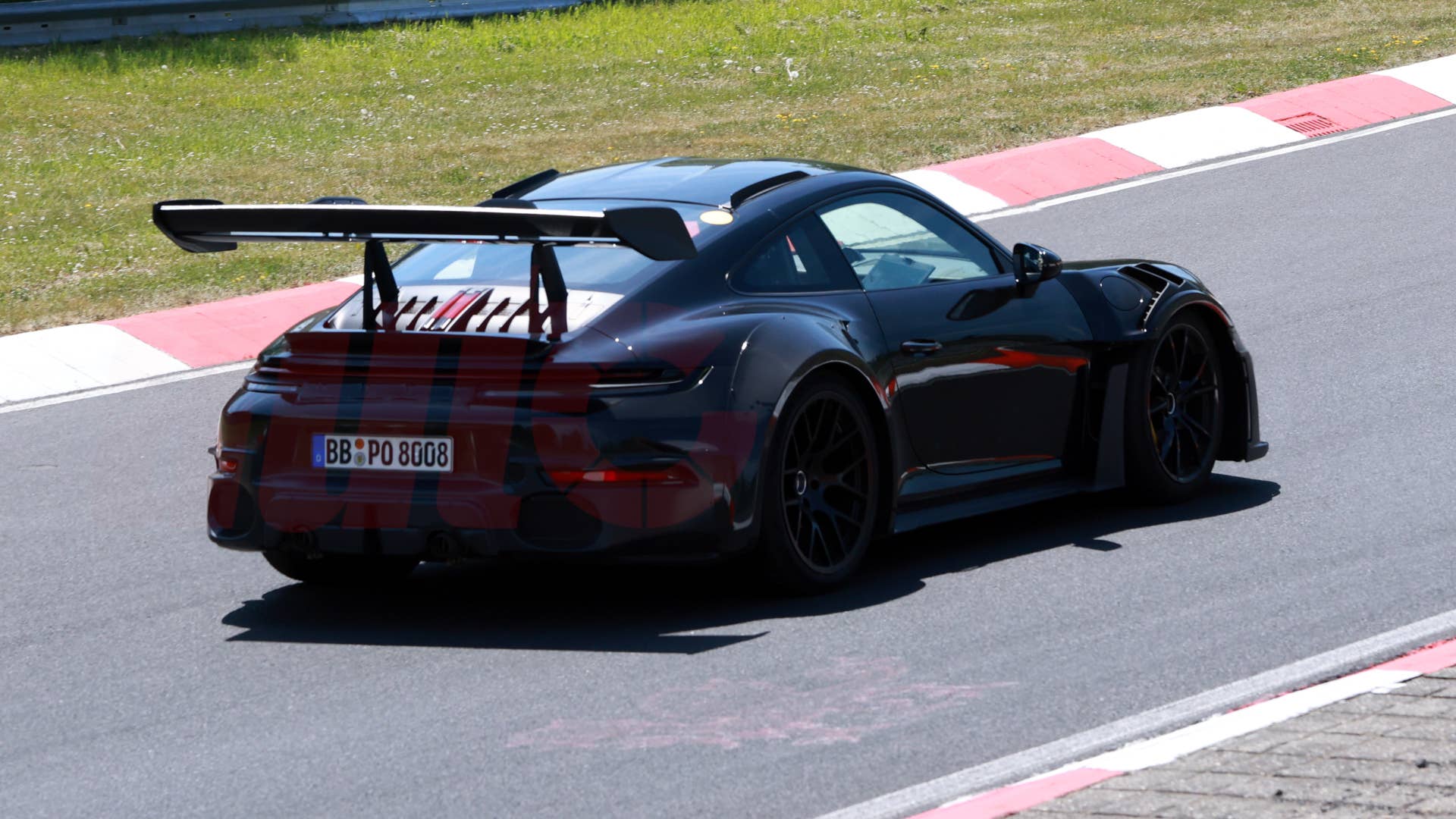 992 Porsche 911 GT2 RS spy shot